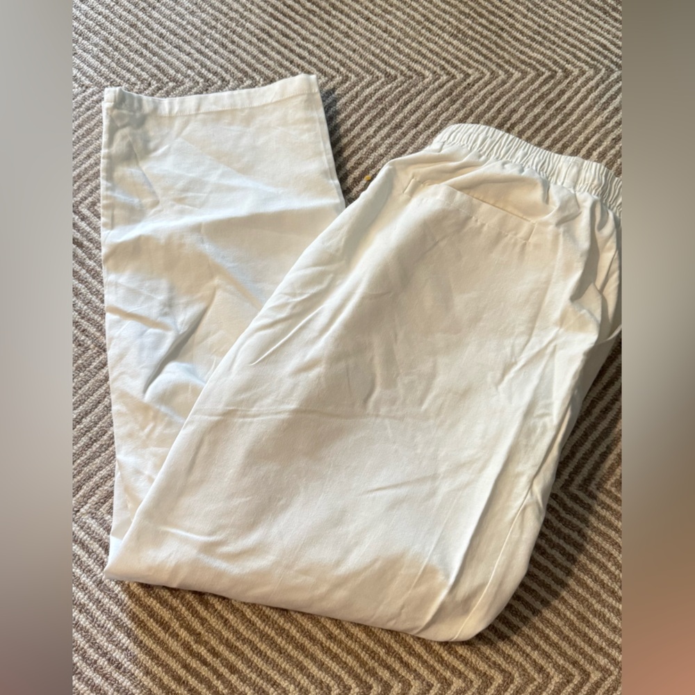 Men's White Casual Pants
